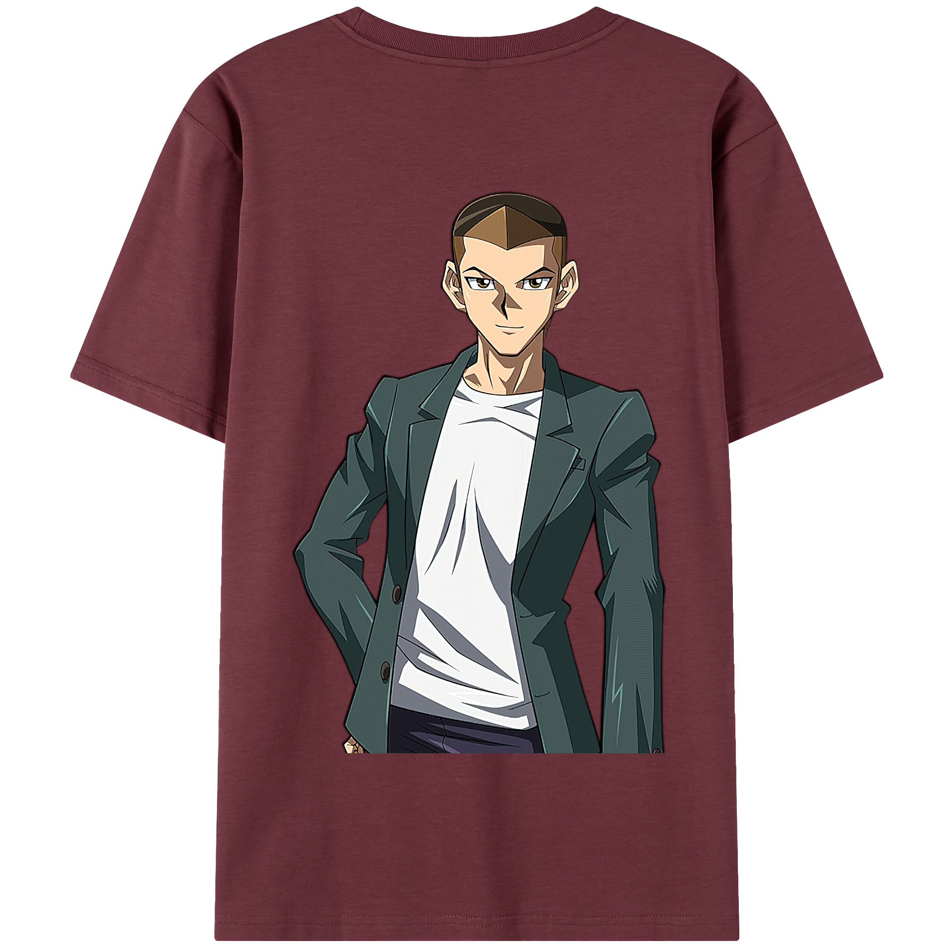 （画像用） 遊☆戯☆王 Yu-Gi-Oh! 綿100％半袖Tシャツ（背面プリント）